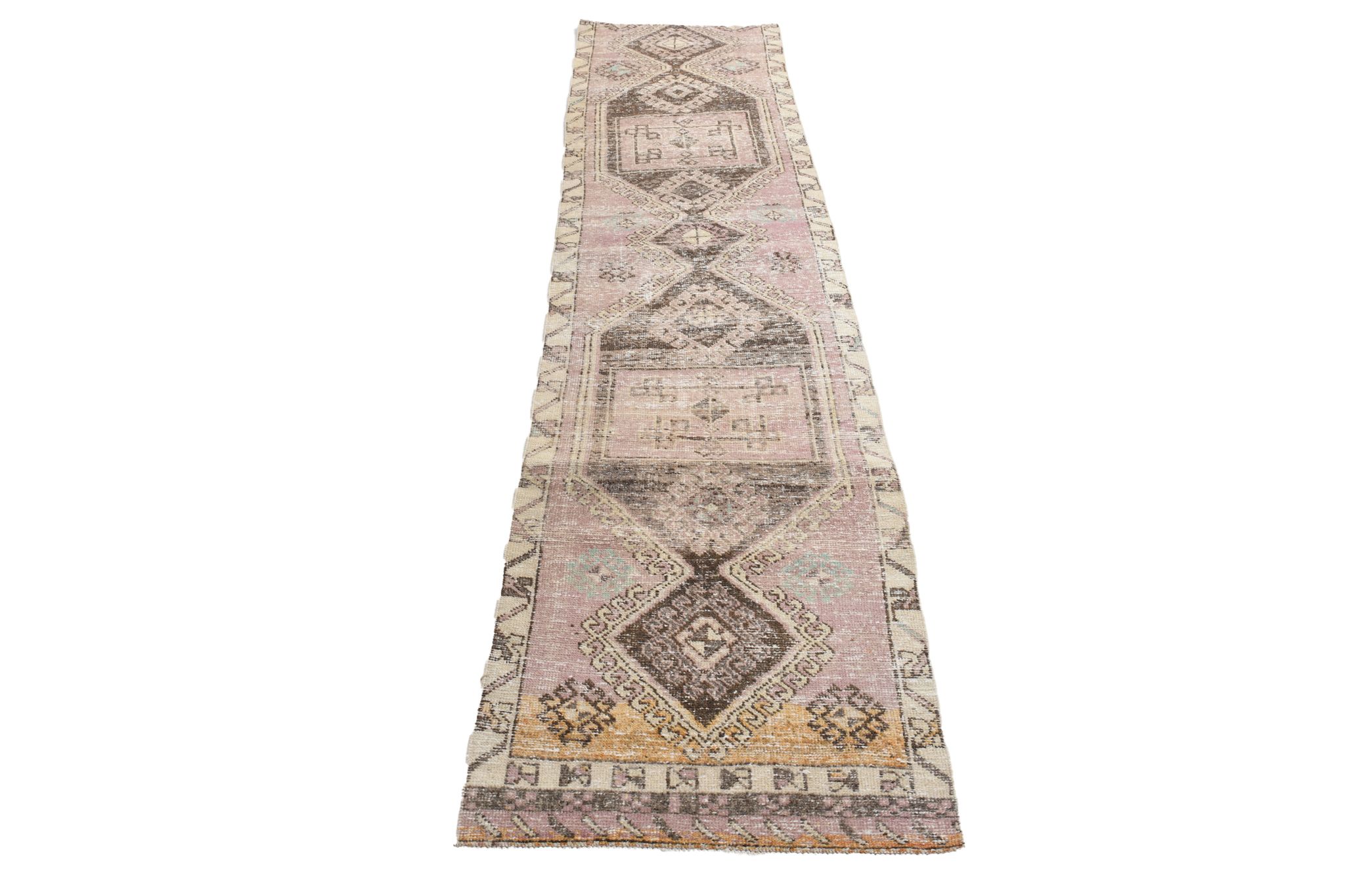 2x10 Tapis antique vintage, 75x305Cm