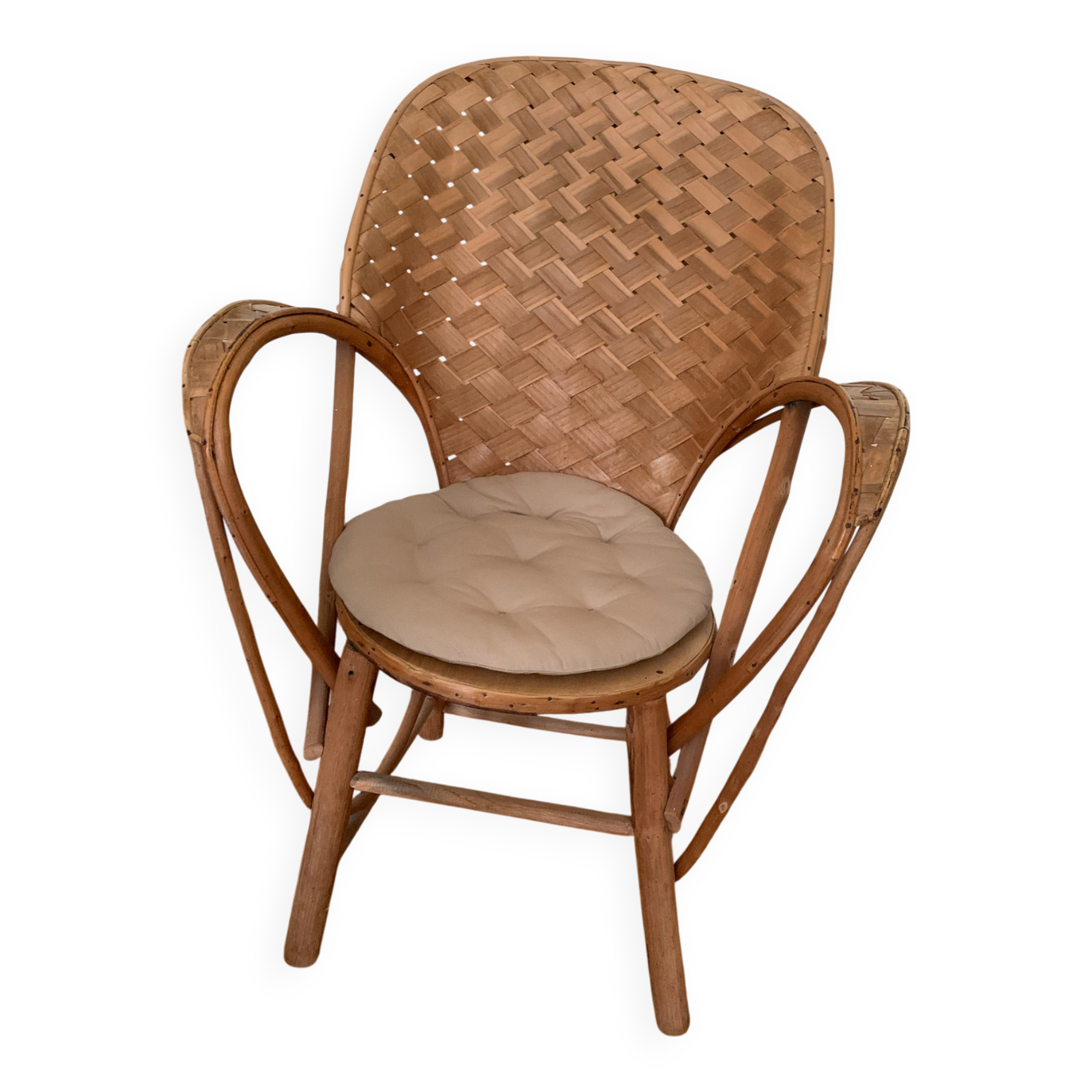 Fauteuil en châtaignier