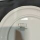 lot of 5 old Digoin Sarreguemines Clovis dessert plates gray floral decor