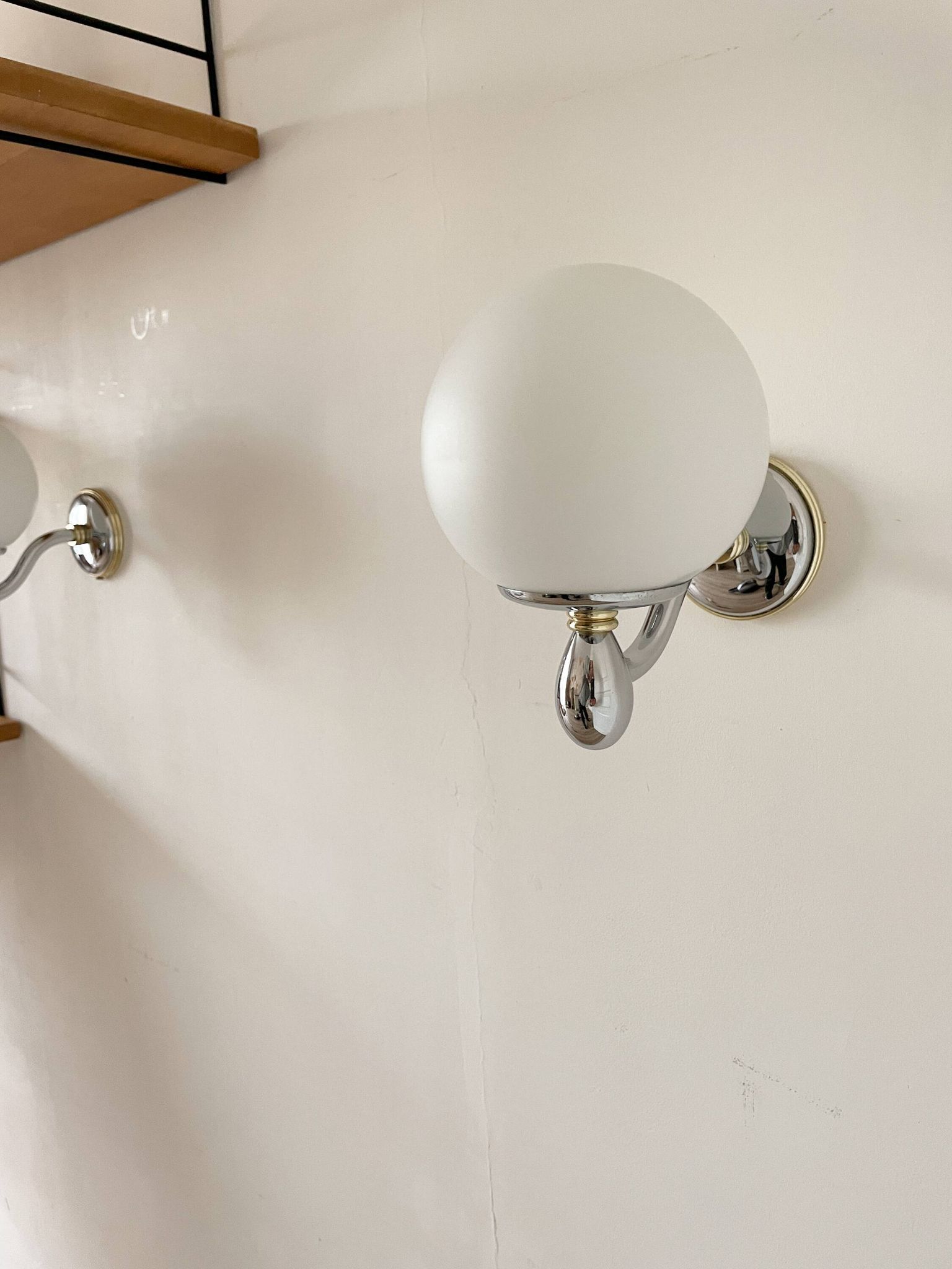 Pair of wall sconces from the 1950s