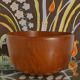 Mid-Century Modern Solid Teak Wood Bowl, Uppsala Slöjd, Sweden 1960s