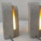 Pair of stone lamps. Albert Tormos 1970