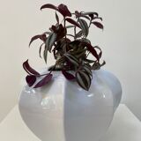 XL octagonal ceramic vase