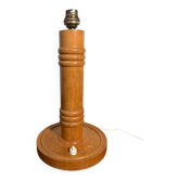 Wooden lamp base from the 60s
