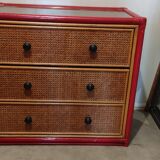 Rattan chest of drawers 3 drawers
