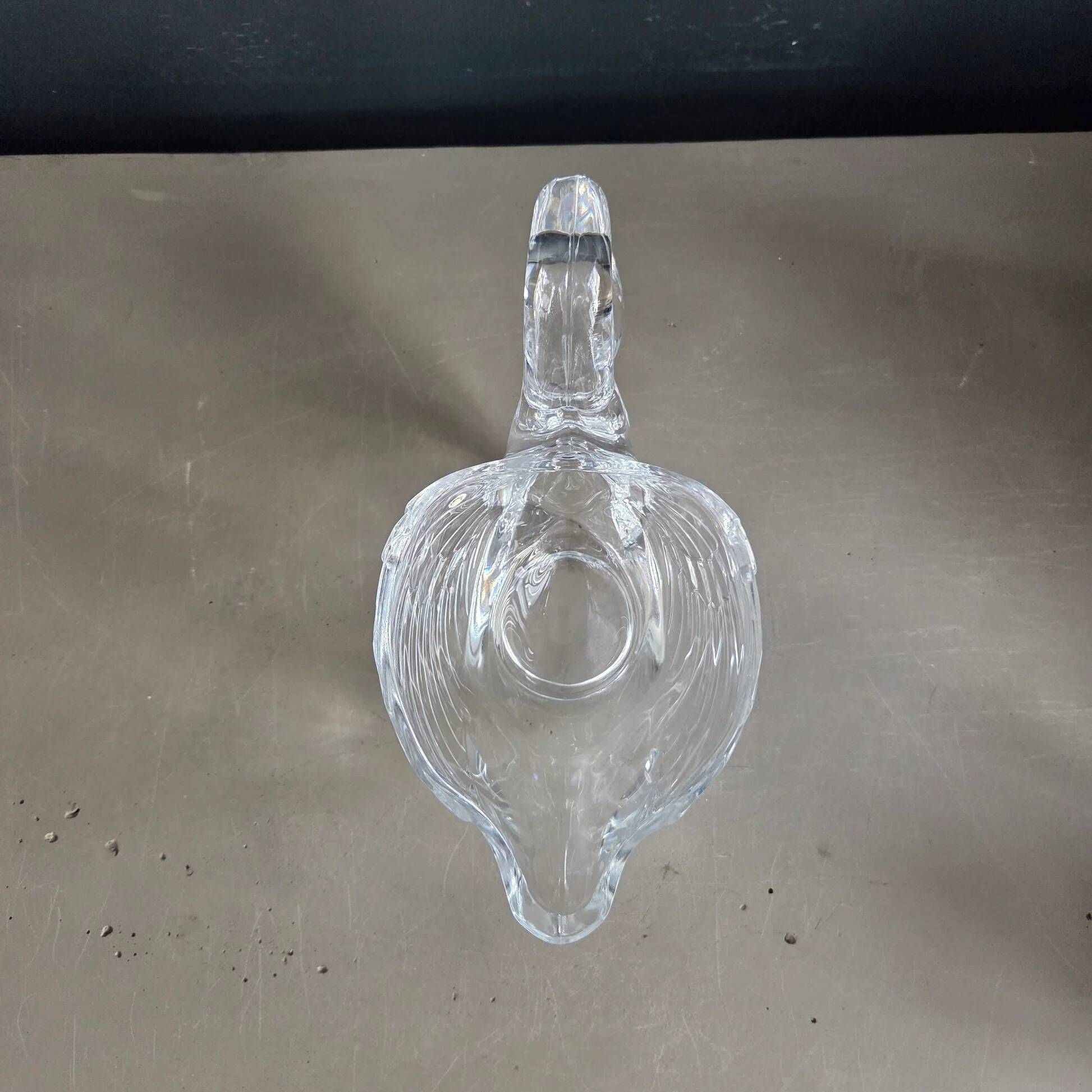 Swan crystal ice bowl
