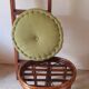 Rattan pouf with cousin
