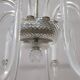 Vintage Clear Murano Glass Chandelier, 1980s