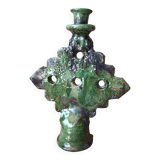 Tamegroute pottery candle holder