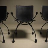 Set of 4 Rare Gigi Chairs by Boonzaaijer & Mazairac for Hennie de Jong Int.