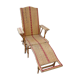 Chaise longue en osier