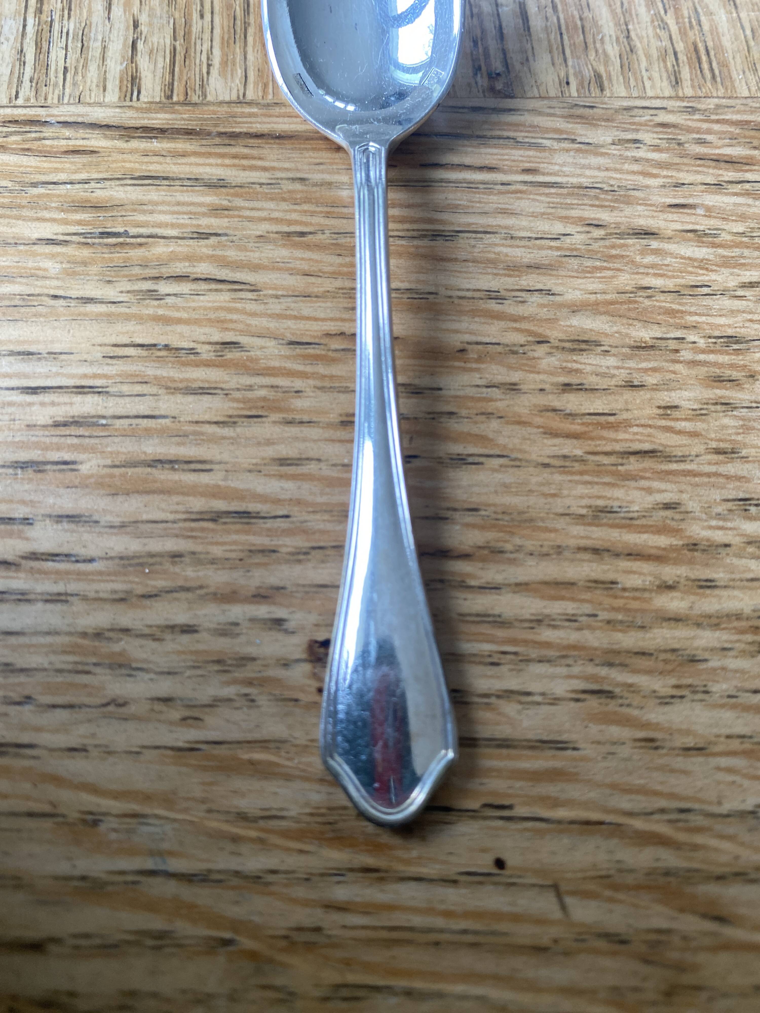 12 Ravinet d'Enfert silver-plated mocha spoons