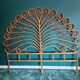 Peacock headboard