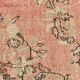Powder Pink Hand Woven Anatolian Vintage Carpet Rug, 182x295 Cm
