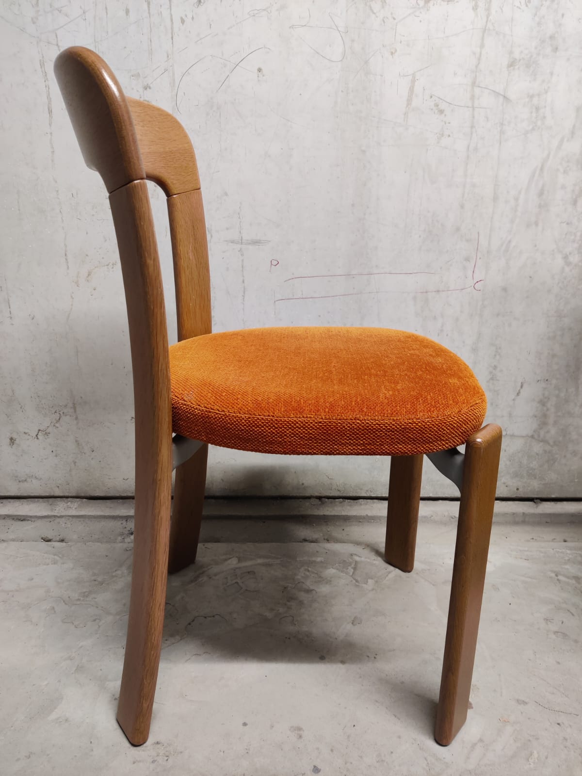 Suite of 8 Bruno Rey chairs