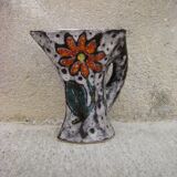 Vase in faience of Vallauris