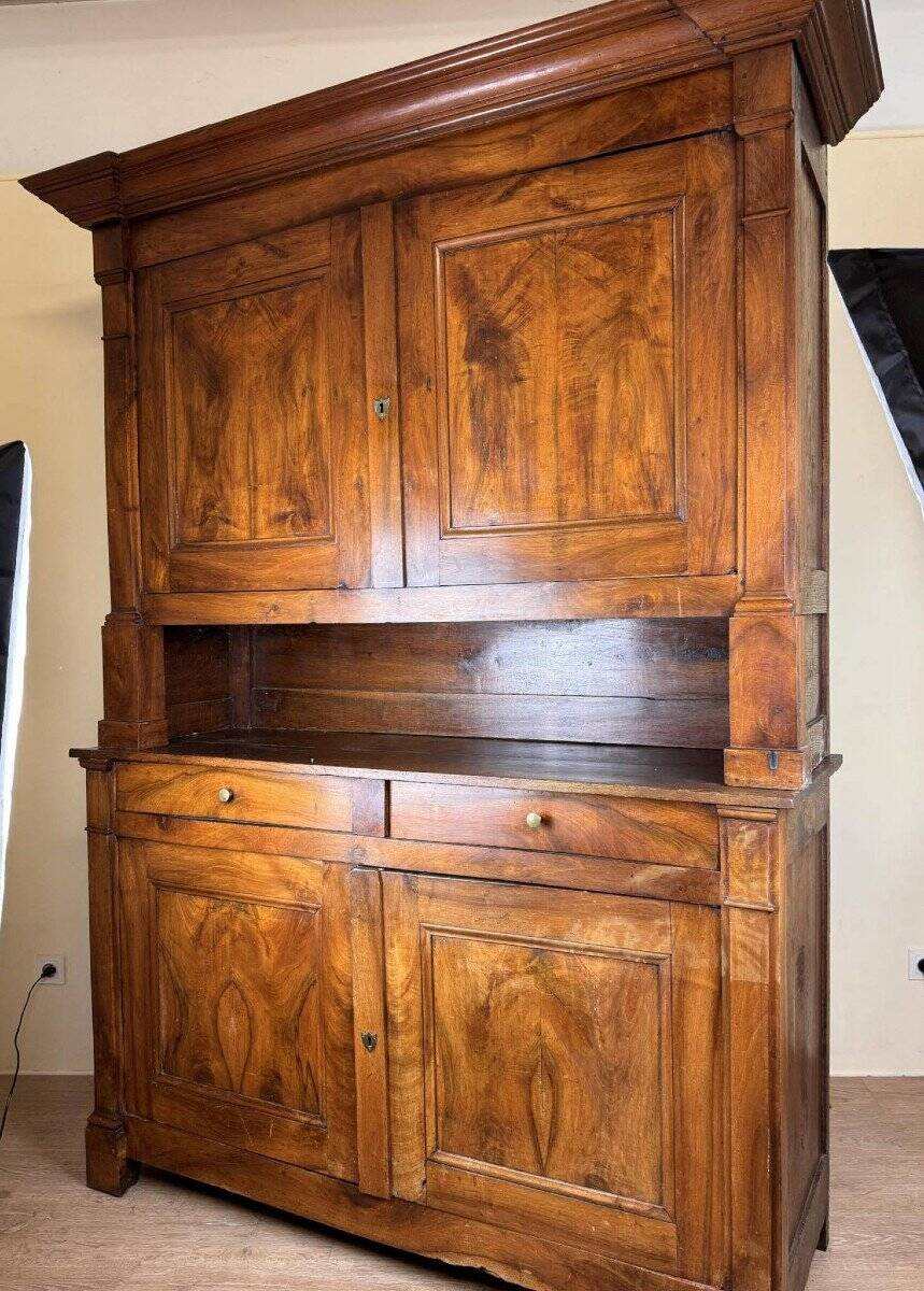 Buffet Deux Corps époque Empire  noyer et chene
