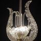 Set of 5 Art Decò Fountain Chandelier By Barovier e Toso, Murano Glass, 194
