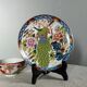 Japan decorative plate, Imari style, peacock and peony décor