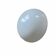 Wall-mounted ceiling light, white opaline glass, half-moon, 25 cm.