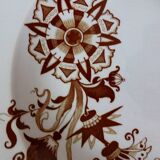 4 assiettes creuses vintage de Sarreguemines modèle Danois 210429