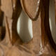 Roger Kressmann. Carved walnut panel with a gouge. 1980s.