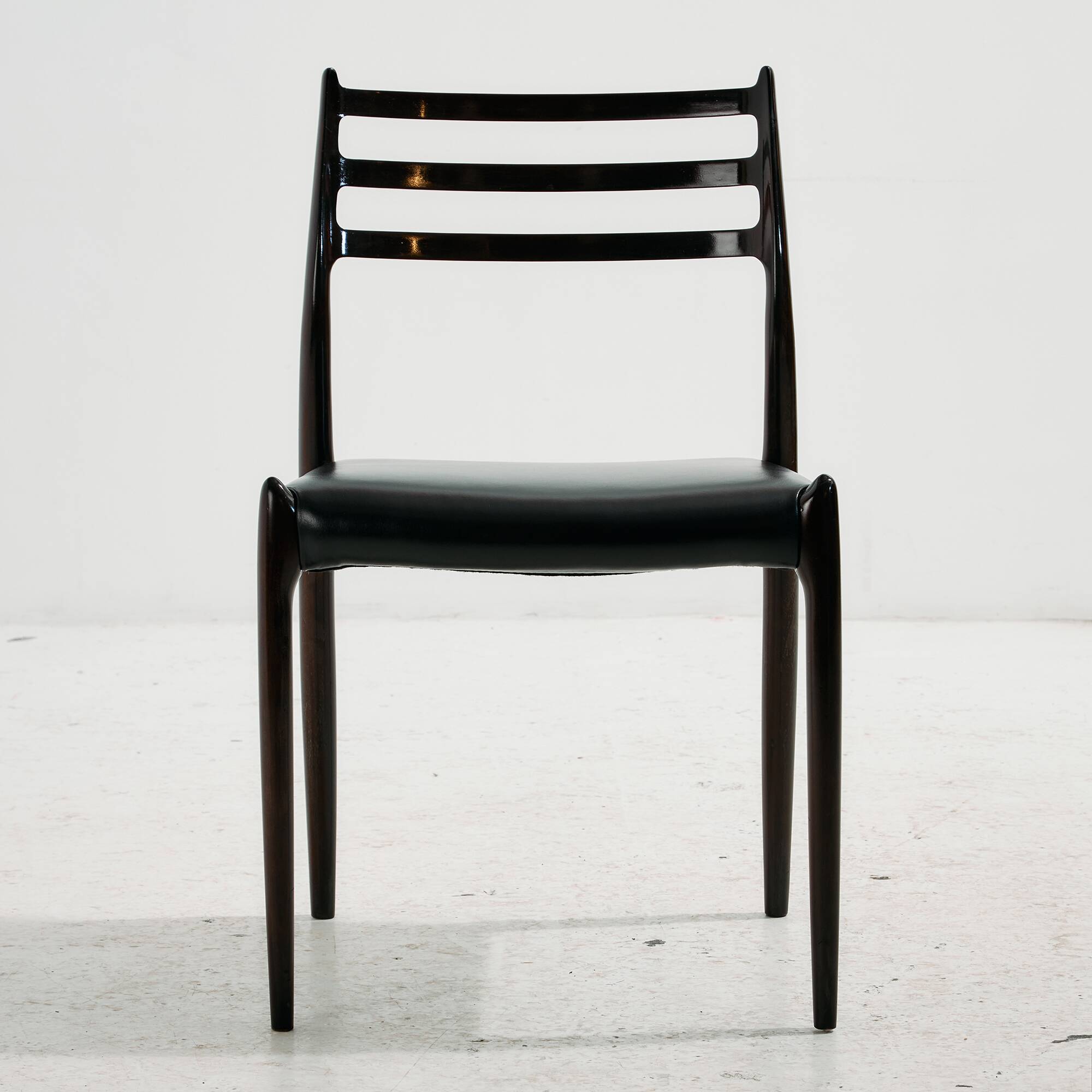 Model 78 chair, by Niels O. Møller for J.L. Møllers Møbelfabrik, Set of 2