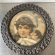 Metal cast iron picture frame