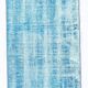 Tapis de cuisine bleu vintage, tapis couloir, 56x268 cm