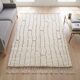 Handmade pure wool rug, custom size 2/3 m.