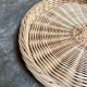 Woven wicker tray ⌀ 40 cm