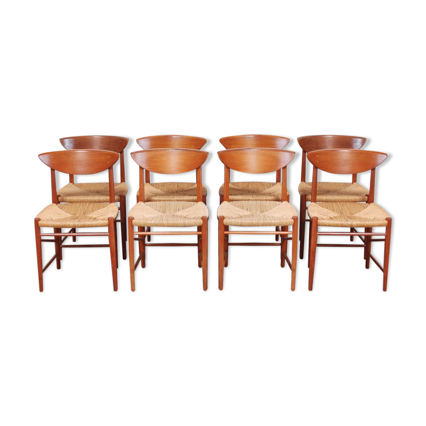 Chaises modèle 316 par Peter Hvidt & Orla Mølgaard Nielsen