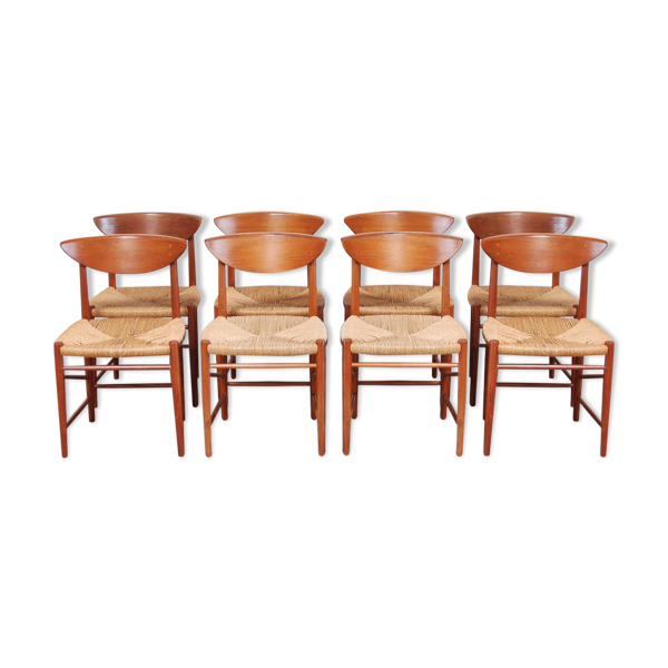 Chaises modèle 316 par Peter Hvidt & Orla Mølgaard Nielsen