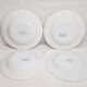 Set of 4 soup plates in Luneville earthenware model Luc, iron earth