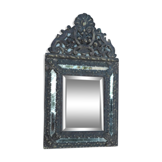 Mirror shield close Napoleon III  - 57,5x32cm