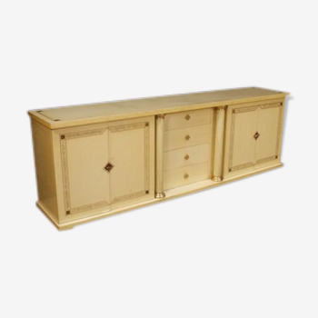 Buffet Italian exotic wood and brass