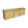 Buffet Italien en bois exotique et laiton