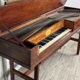Mahogany piano table, J Jenkinson in London, before 1780.