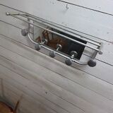 1960s aluminum coat rack