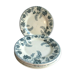 set de 6 assiettes plates