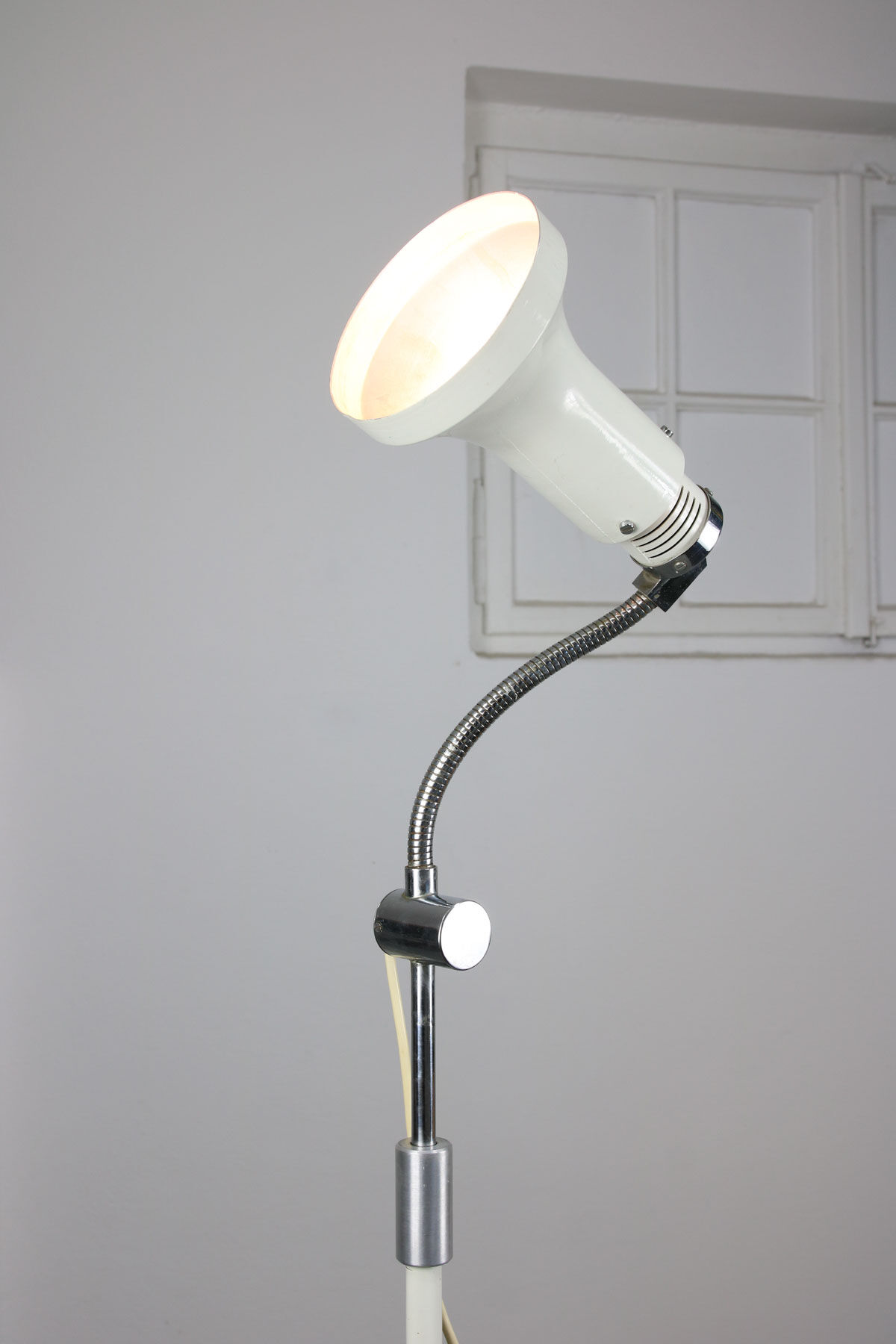 Vintage Adjustable Industrial Floor Lamp, 70s