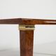 Vintage italian burl wood dining table from gdm, 1980’s