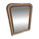 Louis Philippe black and gold mirror