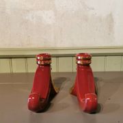 Paire de bougeoirs vintage