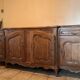 Louis XV solid oak enfilade