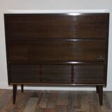 Hifi grundig furniture string from the 70s record player and radio