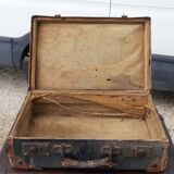 3 vintage suitcases