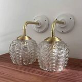Pair of vintage wall sconces