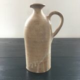 Beige stoneware bottle