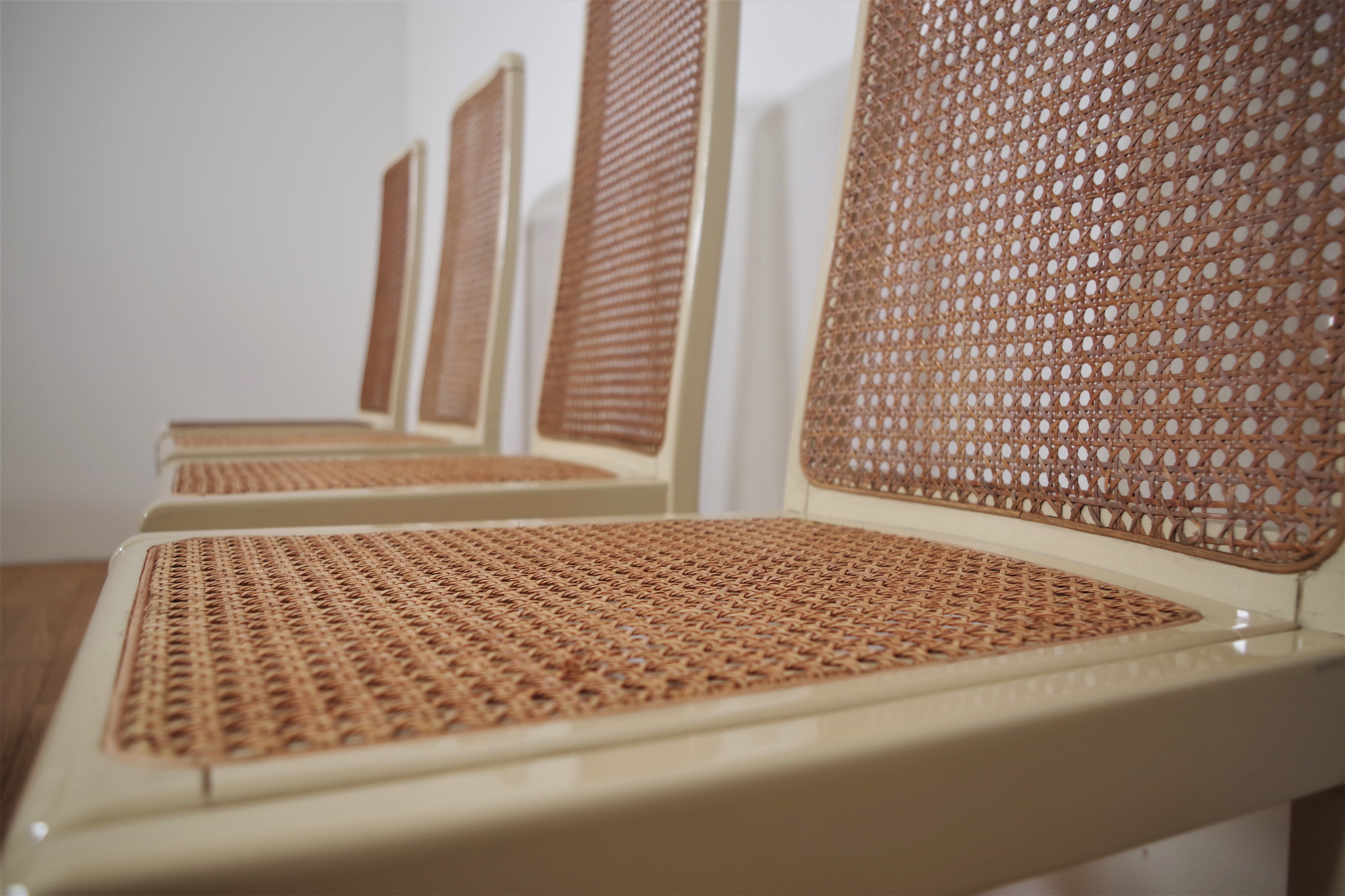 Table and 6 chairs by Mario Sabot from the 70s
